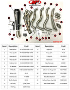 M4 Exhaust 2017-2026 Suzuki GSX-R1000 Full System GP Black