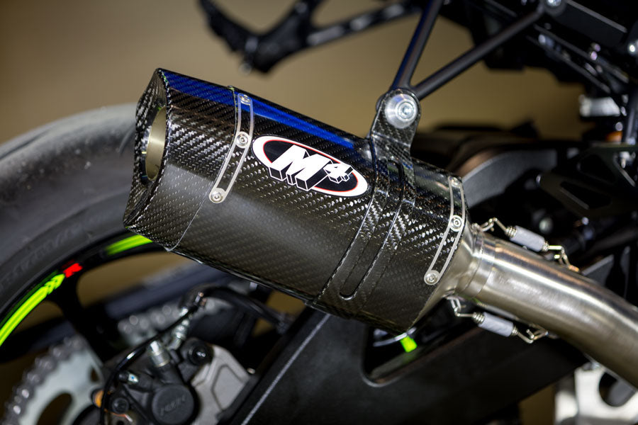 M4 Exhaust 2017-2026 Suzuki GSX-R1000 Full System Mid-Pipe Titanium Tech1 Carbon