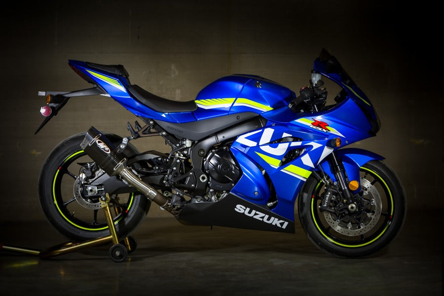 M4 Exhaust 2017-2026 Suzuki GSX-R1000 Slip-On Tech1 Carbon