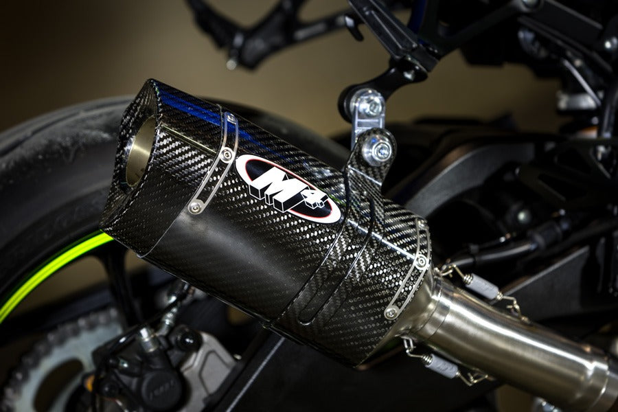 M4 Exhaust 2017-2026 Suzuki GSX-R1000 Slip-On Tech1 Carbon