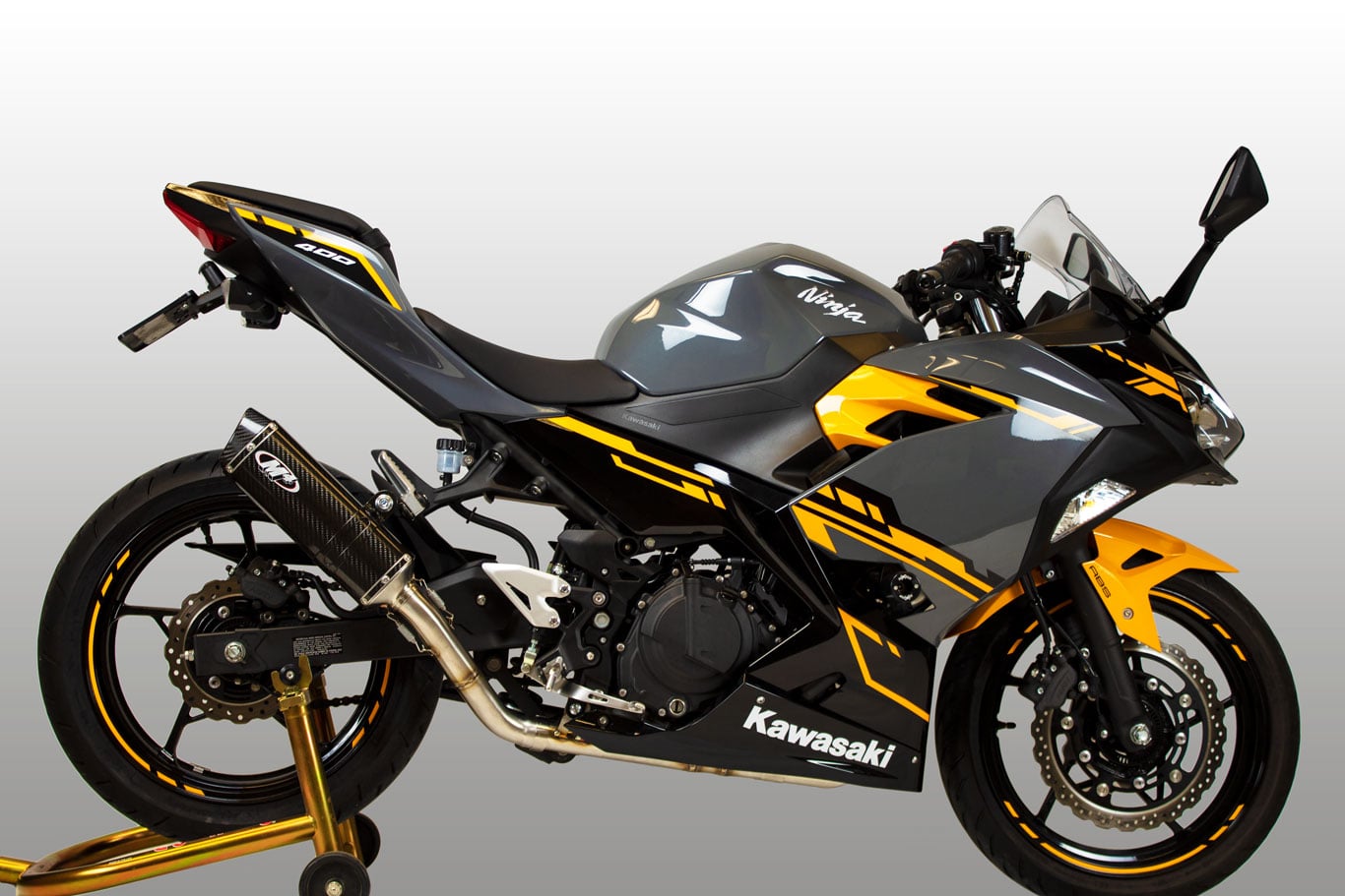 M4 Exhaust 2018-2026 Kawasaki Ninja 400/500/Z Full System