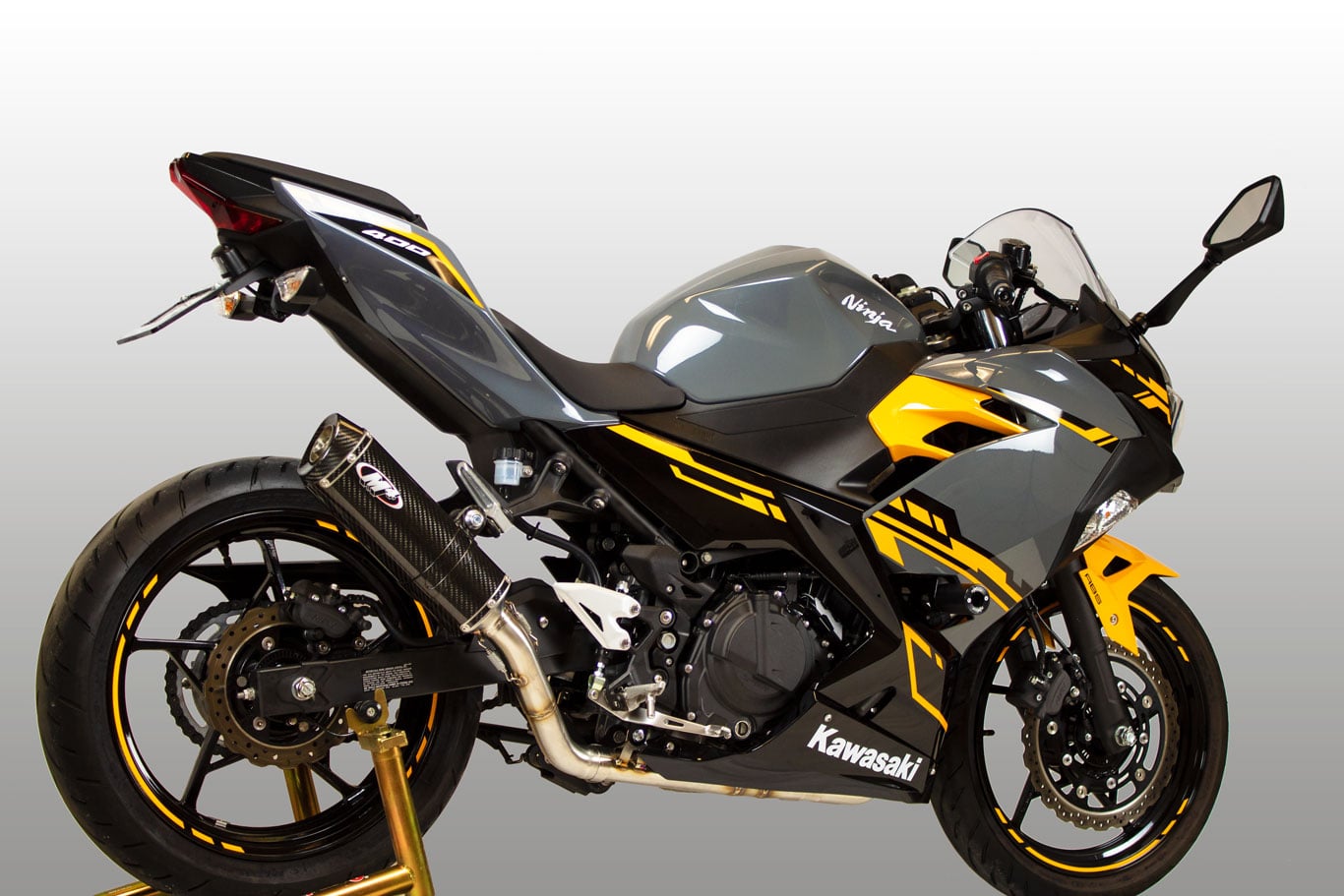 M4 Exhaust 2018-2026 Kawasaki Ninja 400/500/Z Full System