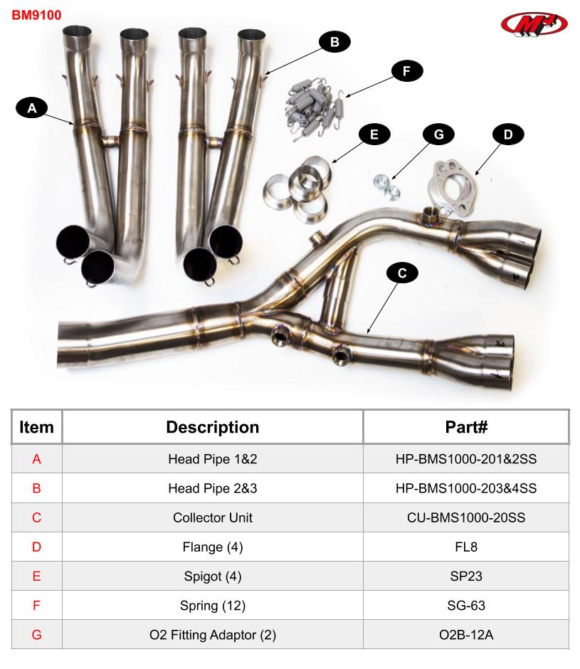 M4 Exhaust 2020-2026 BMW S1000RR Header Kit