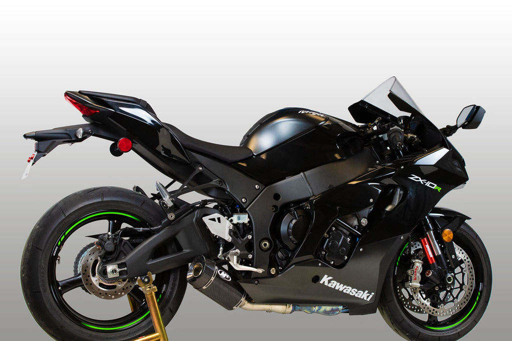 M4 Exhaust 2021-2026 Kawasaki ZX-10R Slip-On Street Slayer Carbon