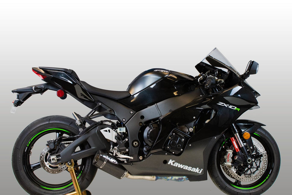 M4 Exhaust 2021-2026 Kawasaki ZX-10R Slip-On Street Slayer Carbon