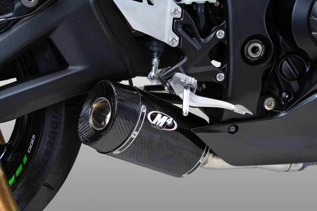 M4 Exhaust 2021-2026 Kawasaki ZX-10R Slip-On Street Slayer Carbon