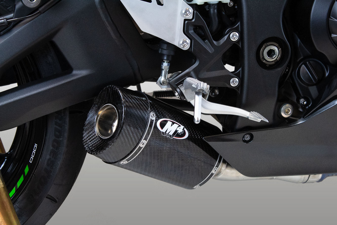 M4 Exhaust 2021-2026 Kawasaki ZX-10R Slip-On Street Slayer Carbon
