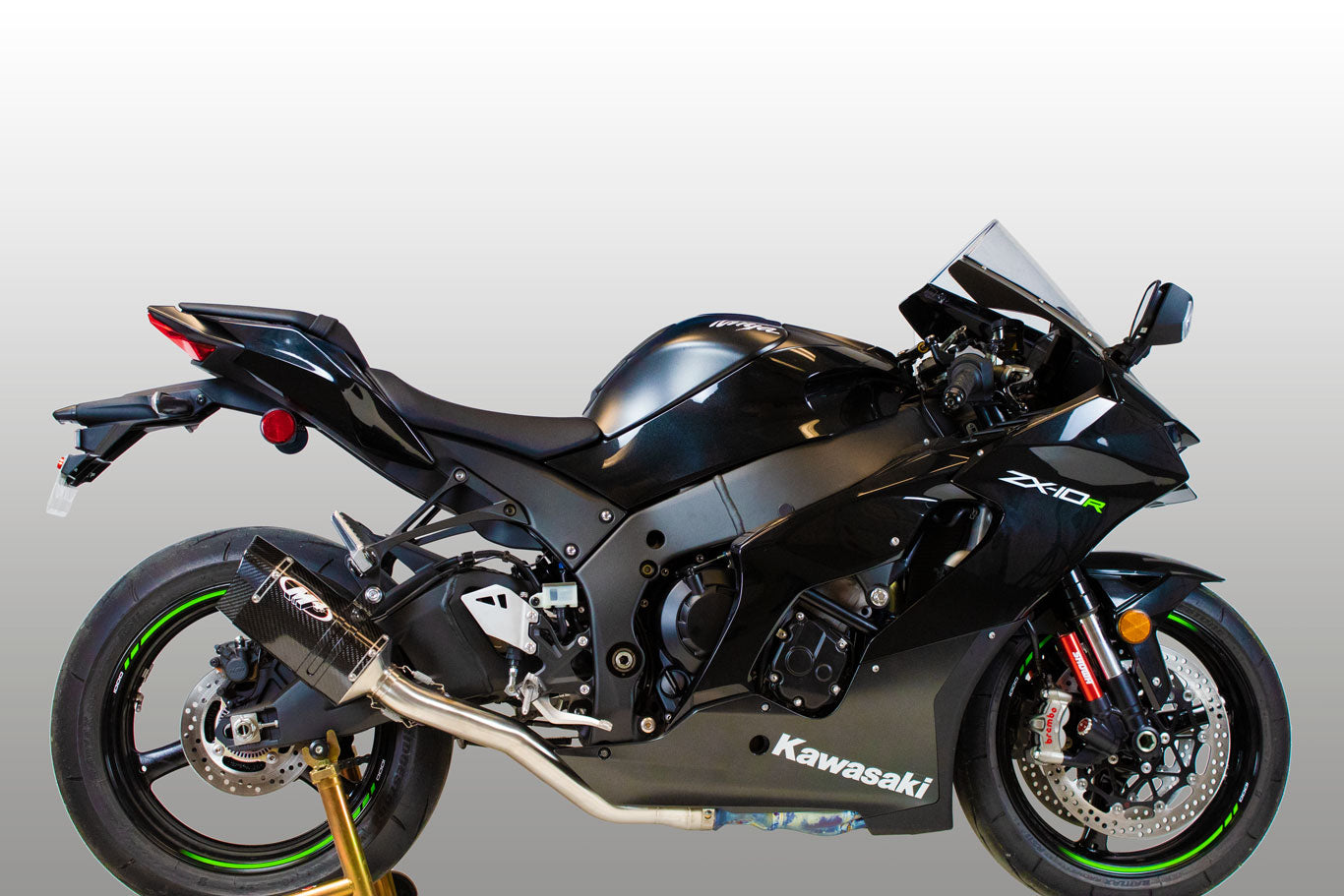 M4 Exhaust 2021-2026 Kawasaki ZX-10R Slip-On Tech1
