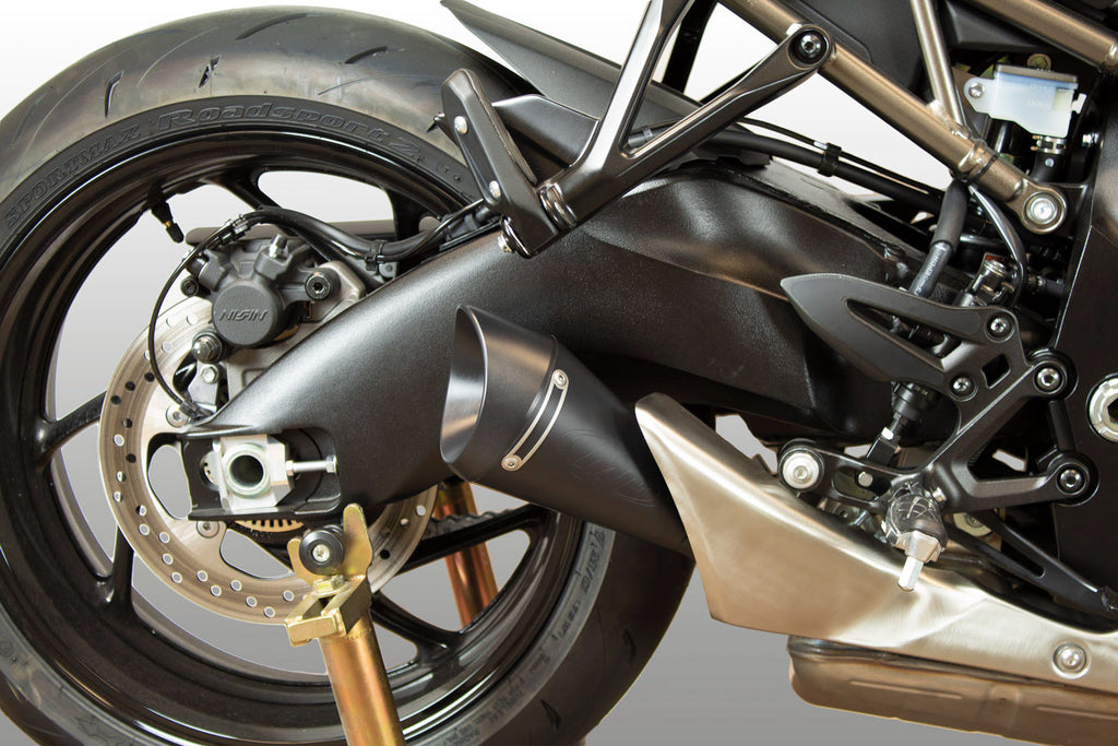 M4 Exhaust 2021-2026 Suzuki GSX-S1000 Slip-On GP19 Black
