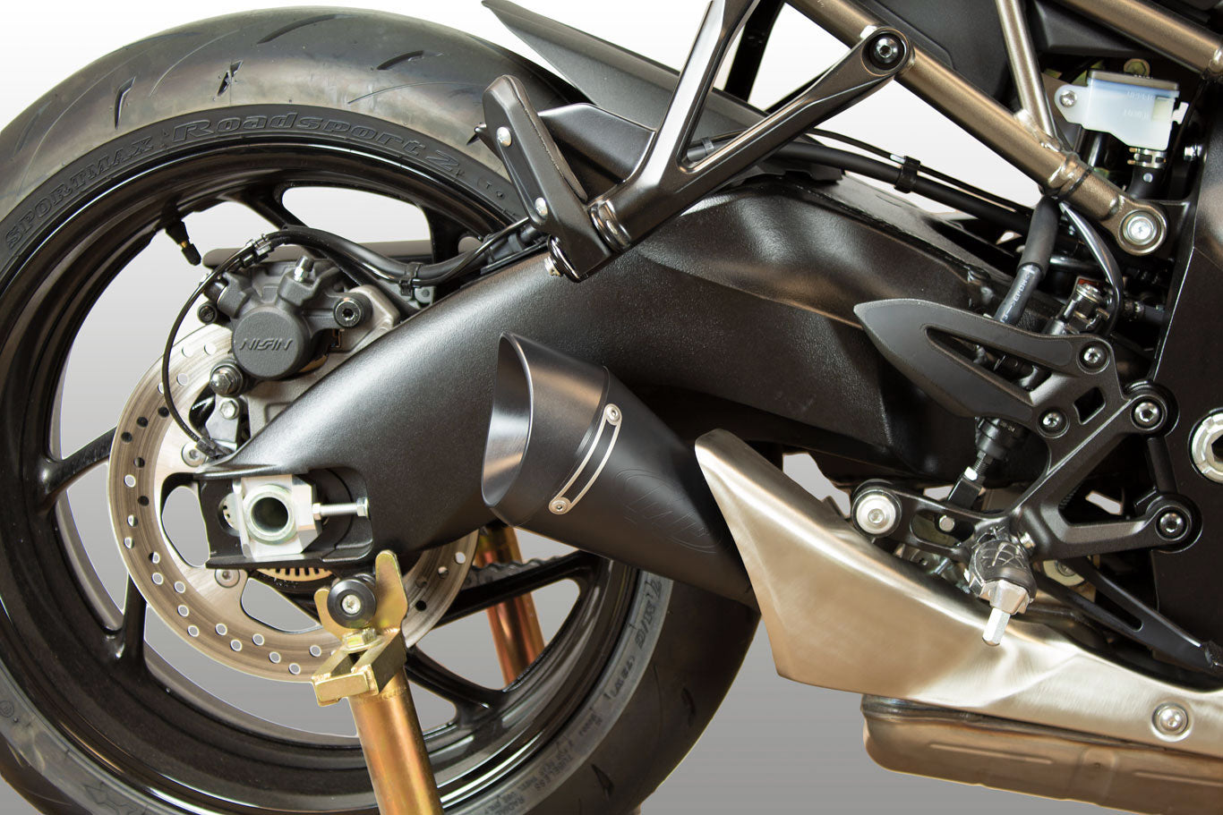 M4 Exhaust 2021-2026 Suzuki GSX-S1000 Slip-On GP19 Black