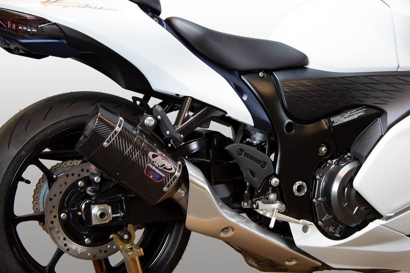 M4 Exhaust 2021-2026 Suzuki Hayabusa Dual Carbon Tech1 Slip-Ons