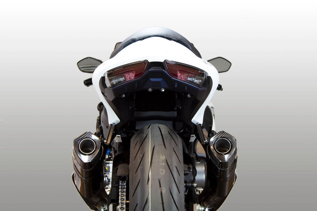 M4 Exhaust 2021-2026 Suzuki Hayabusa Dual Carbon Tech1 Slip-Ons