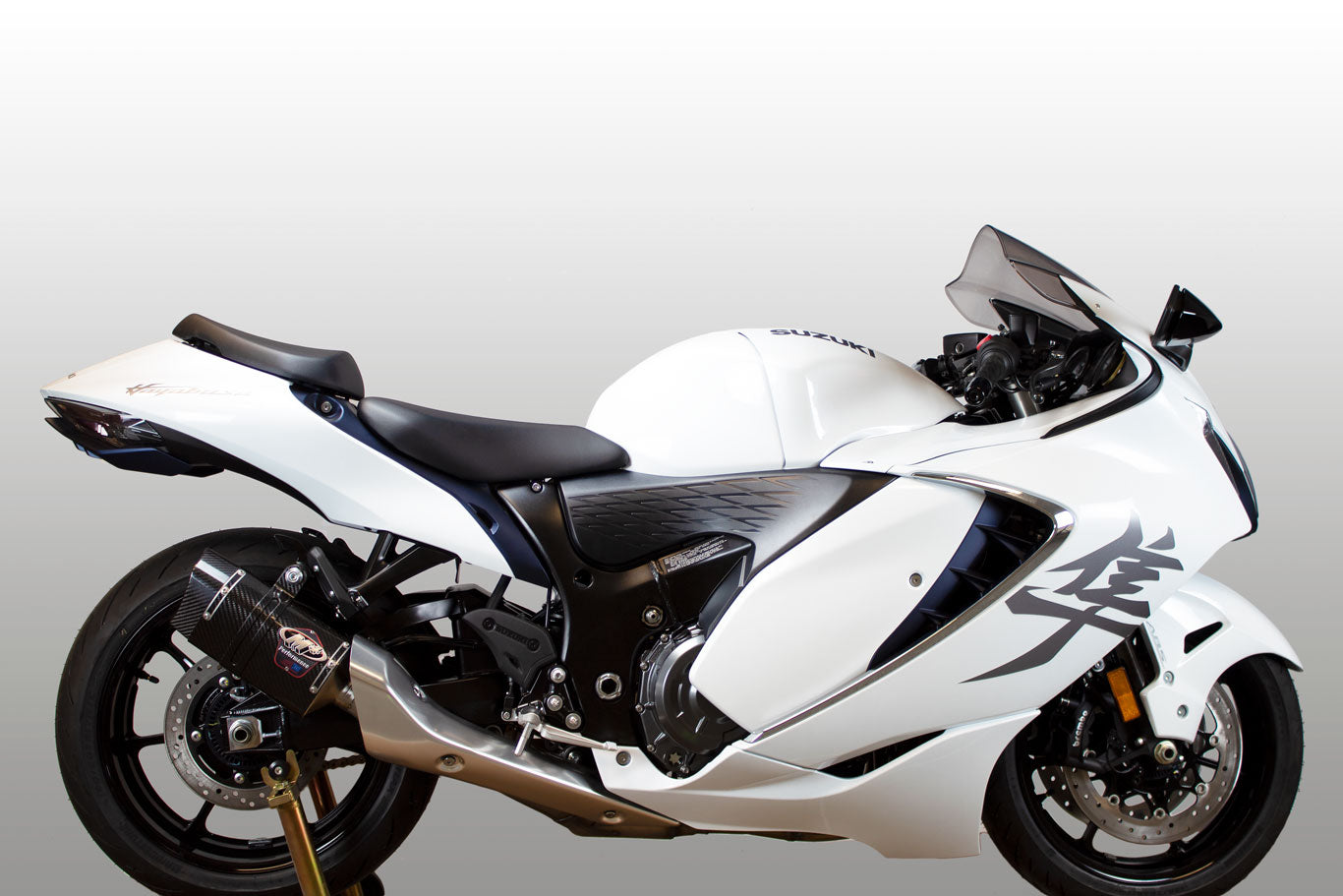 M4 Exhaust 2021-2026 Suzuki Hayabusa Dual Carbon Tech1 Slip-Ons
