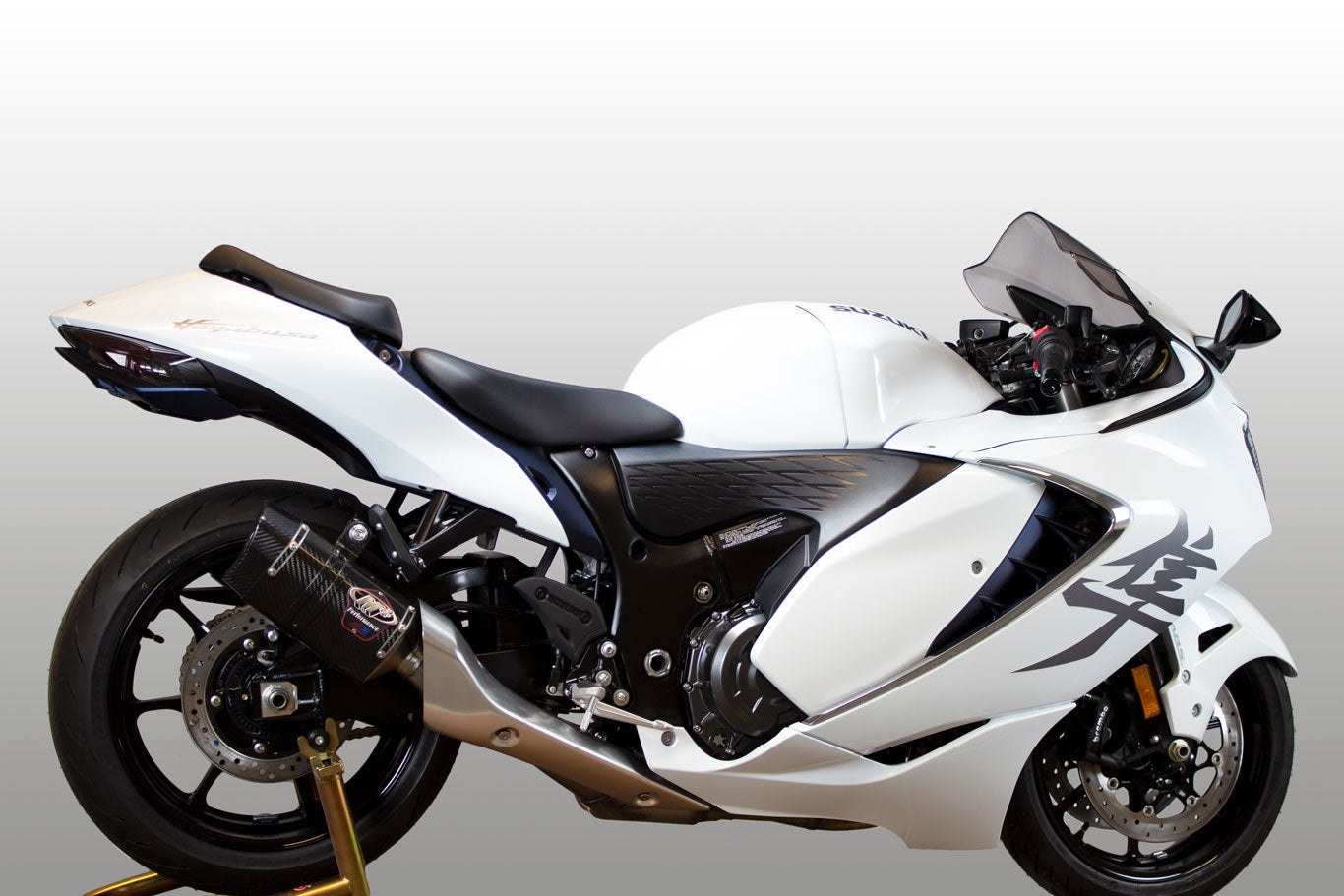 M4 Exhaust 2021-2026 Suzuki Hayabusa Dual Carbon Tech1 Slip-Ons