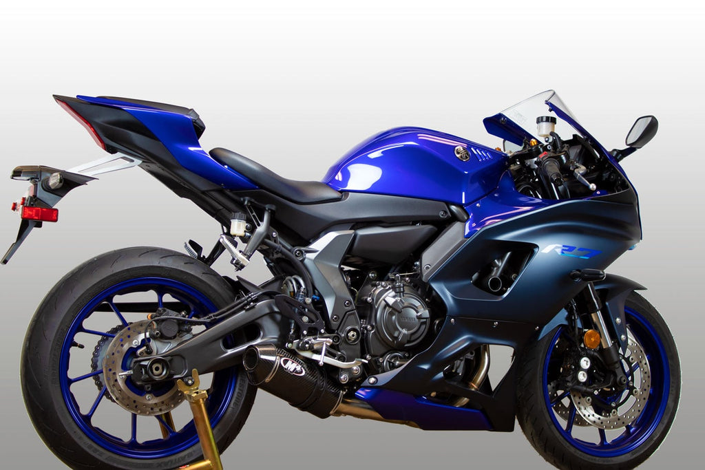 M4 Exhaust 2021-2026 Yamaha R7 Full System Carbon Canister
