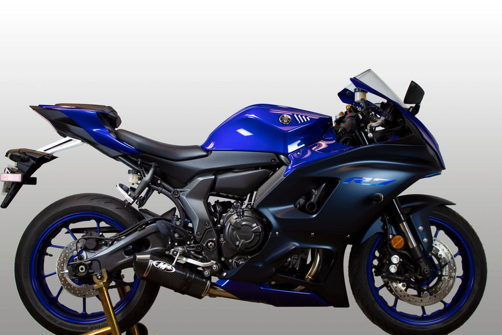 M4 Exhaust 2021-2026 Yamaha R7 Full System Carbon Canister