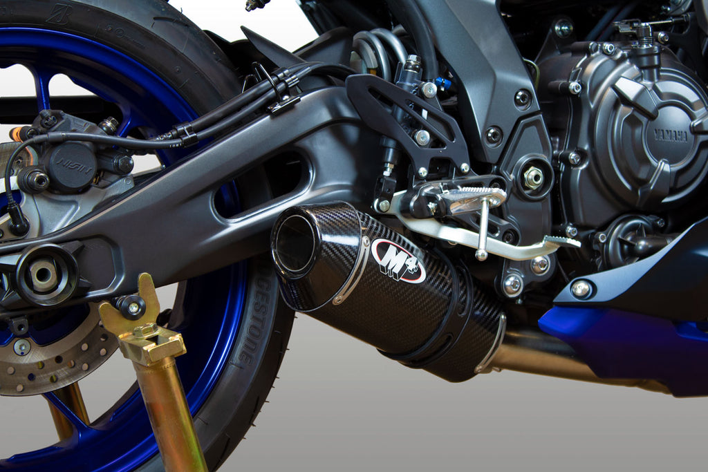 M4 Exhaust 2021-2026 Yamaha R7 Full System Carbon Canister