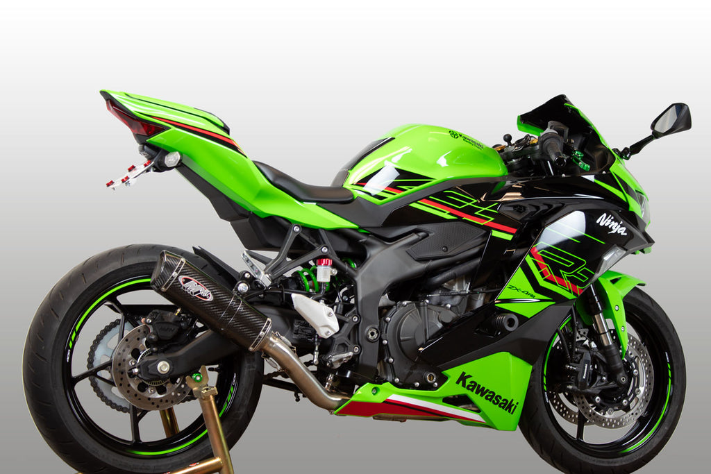 M4 Exhaust 2023-2026 Kawasaki ZX-4RR Full System X96 Carbon Canister
