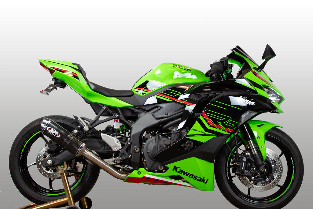 M4 Exhaust 2023-2026 Kawasaki ZX-4RR Full System X96 Carbon Canister