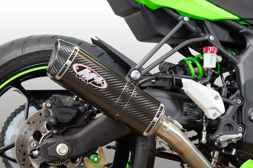 M4 Exhaust 2023-2026 Kawasaki ZX-4RR Full System X96 Carbon Canister