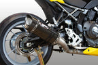 M4 Exhaust 2023-2026 Suzuki GSX-8S/R Full System Scalene Carbon Canister
