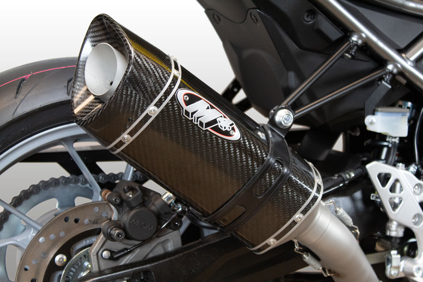 M4 Exhaust 2023-2026 Suzuki GSX-8S/R Race Full System Scalene Carbon Canister