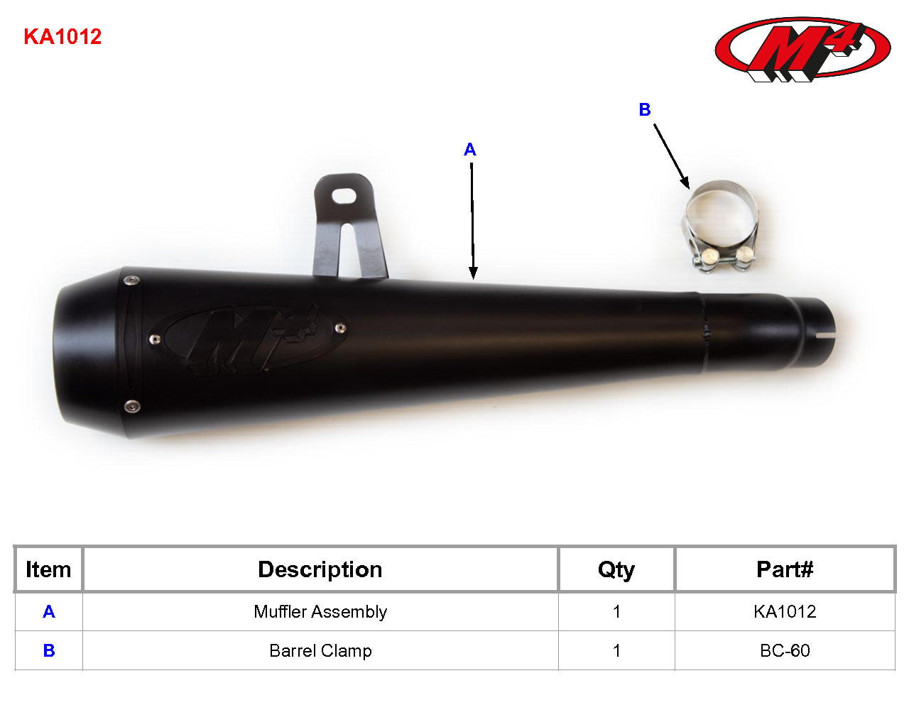 M4 Exhaust 2024-2026 Kawasaki Eliminator Slip-On