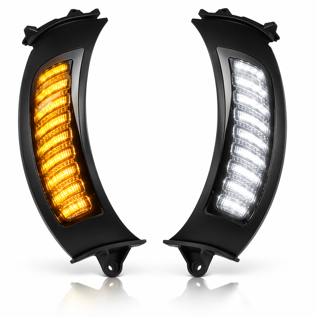 Eagle Lights Vent Insert Midnight Edition LED Running Lights and Turn Signals for Harley-Davidson® Road Glide Motorcycles