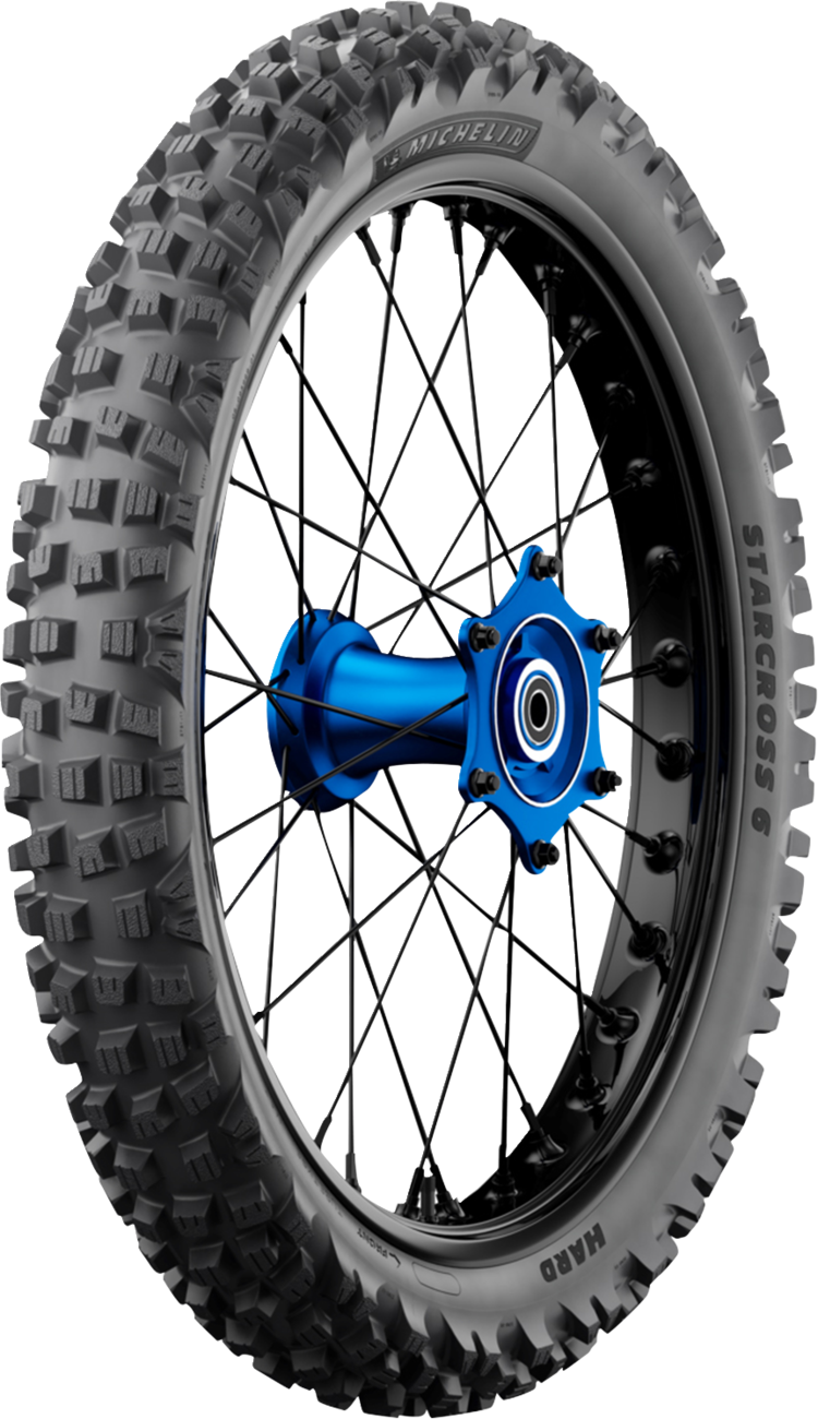 Michelin StarCross 6 Hard Tire - Rear - 110/90-19 - 62M