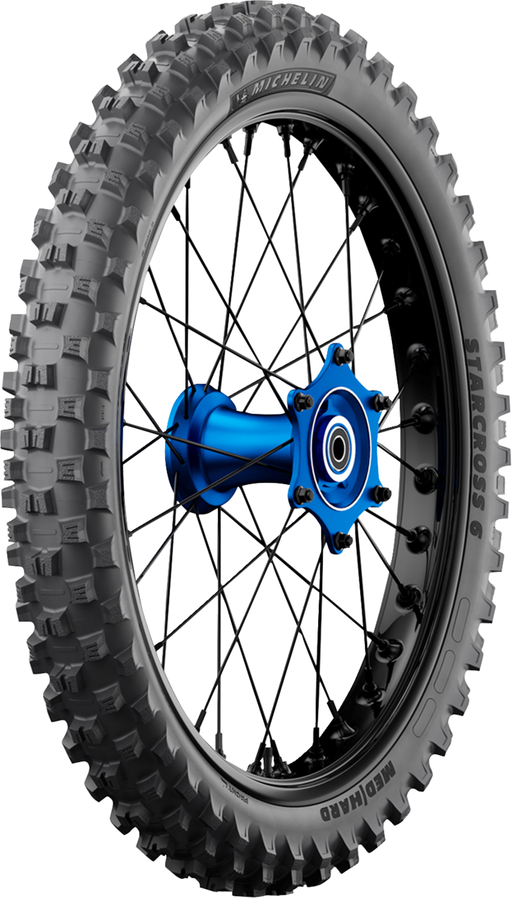 Michelin StarCross 6 Medium Hard Tire - Rear - 100/90-19 - 57M