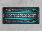 MPM Motorcycle Mat for Touring Motorcycle "Take the Long Way" - MM4311