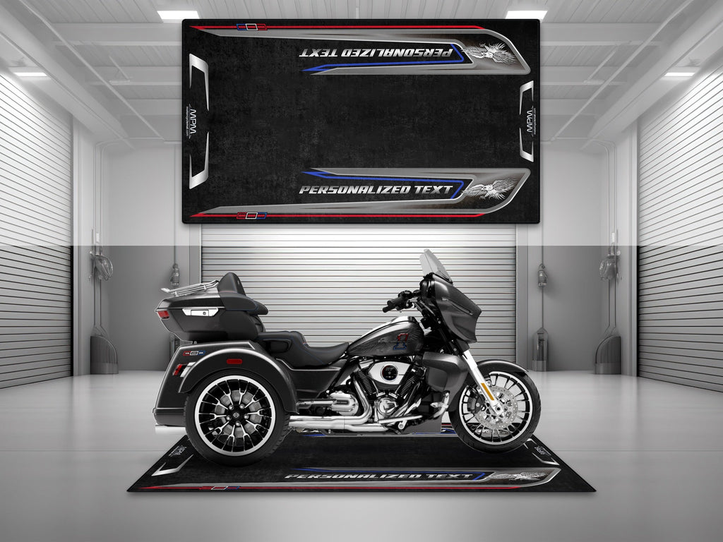 MPM Motorcycle Mat for Trike Motorcycle "Make The Street Your Own" - MM4320