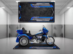 MPM Motorcycle Mat for Trike Motorcycle "Your Street Your Terms" - MM4321