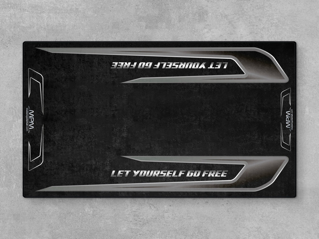 MPM Motorcycle Mat for Trike Motorcycle "Let Yourself Go Free" - MM4322