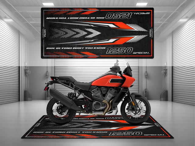 MPM Motorcycle Mat for Adventure Motorcycle "Ride Beyond What You Know" - MM4324