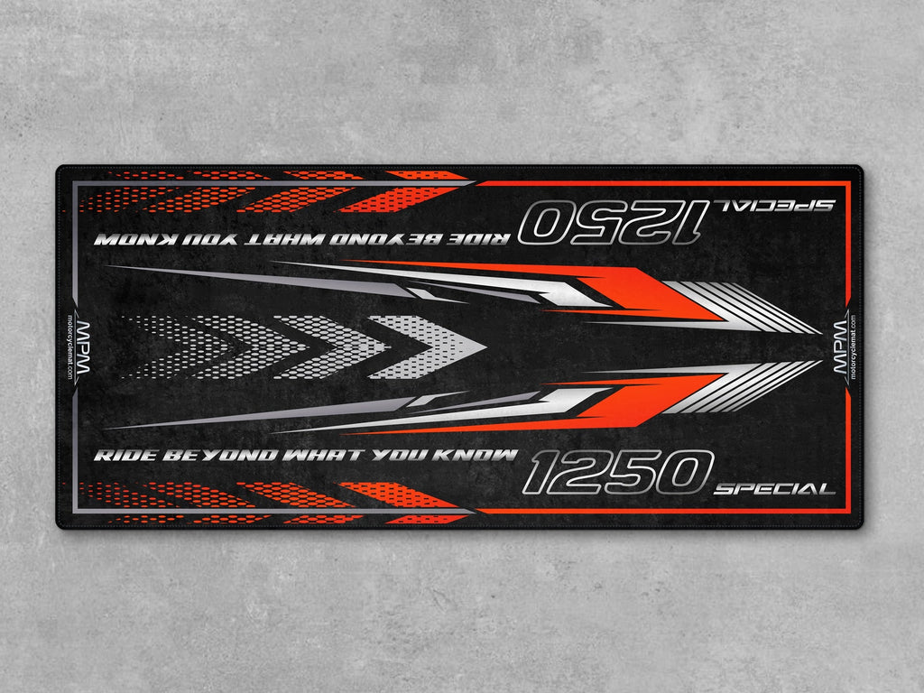 MPM Motorcycle Mat for Adventure Motorcycle "Ride Beyond What You Know" - MM4324