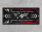 MPM Motorcycle Mat for Adventure Motorcycle "Ride Until The City Feels Small" - MM4325