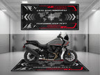 MPM Motorcycle Mat for Adventure Motorcycle "Ride Until The City Feels Small" - MM4325