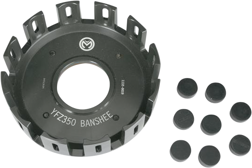 MOOSE OFFROAD Billet Clutch Basket With Cushions
