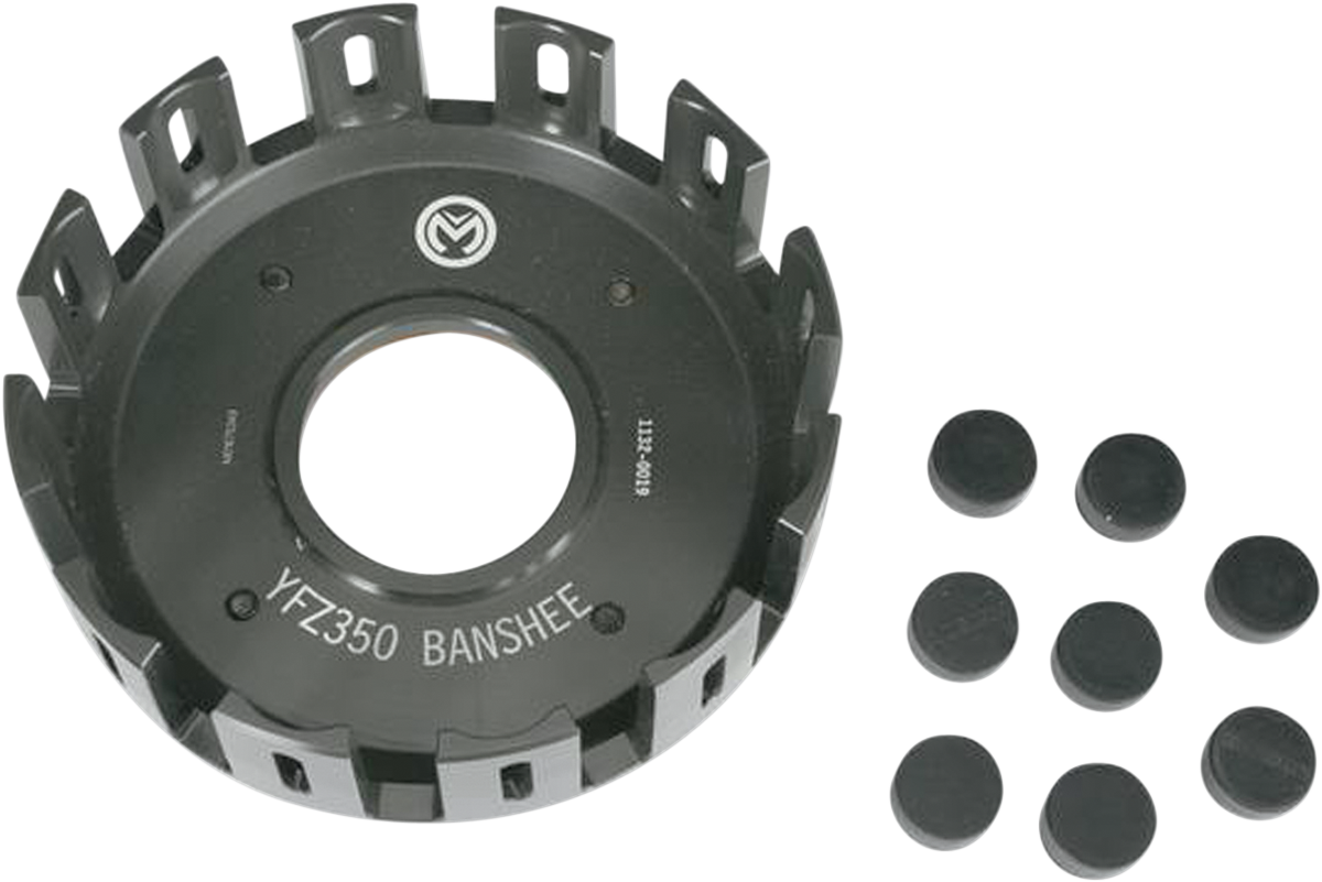 MOOSE OFFROAD Billet Clutch Basket With Cushions