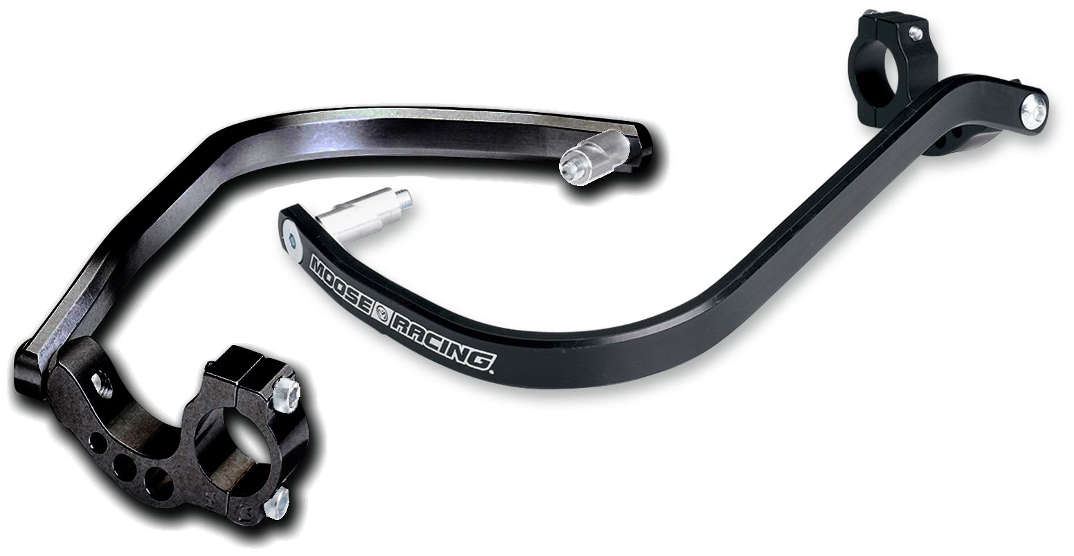 MOOSE OFFROAD Contour Handguards — Contour/Mika - Contour Handguards / MIKA Hybrid / 7/8"/1-1/8" / Black 0635-1254