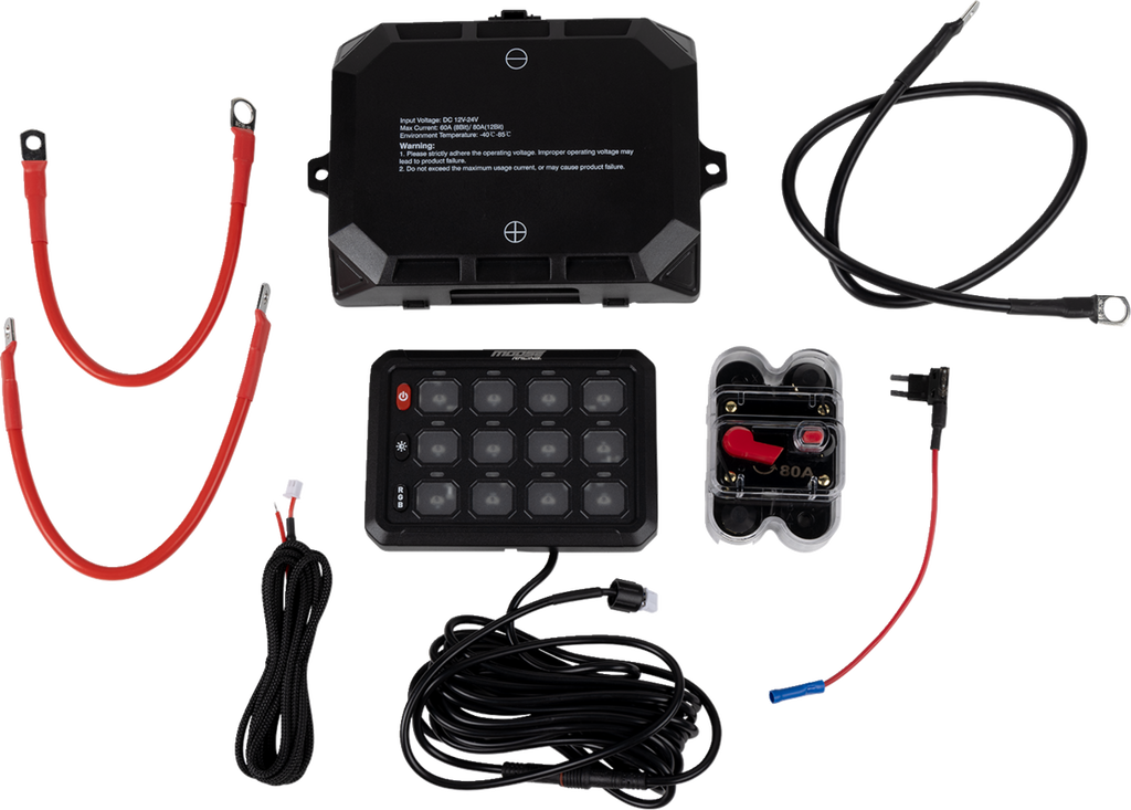 MOOSE OFFROAD Gang Switch Panel - 12 Position 0616-0435
