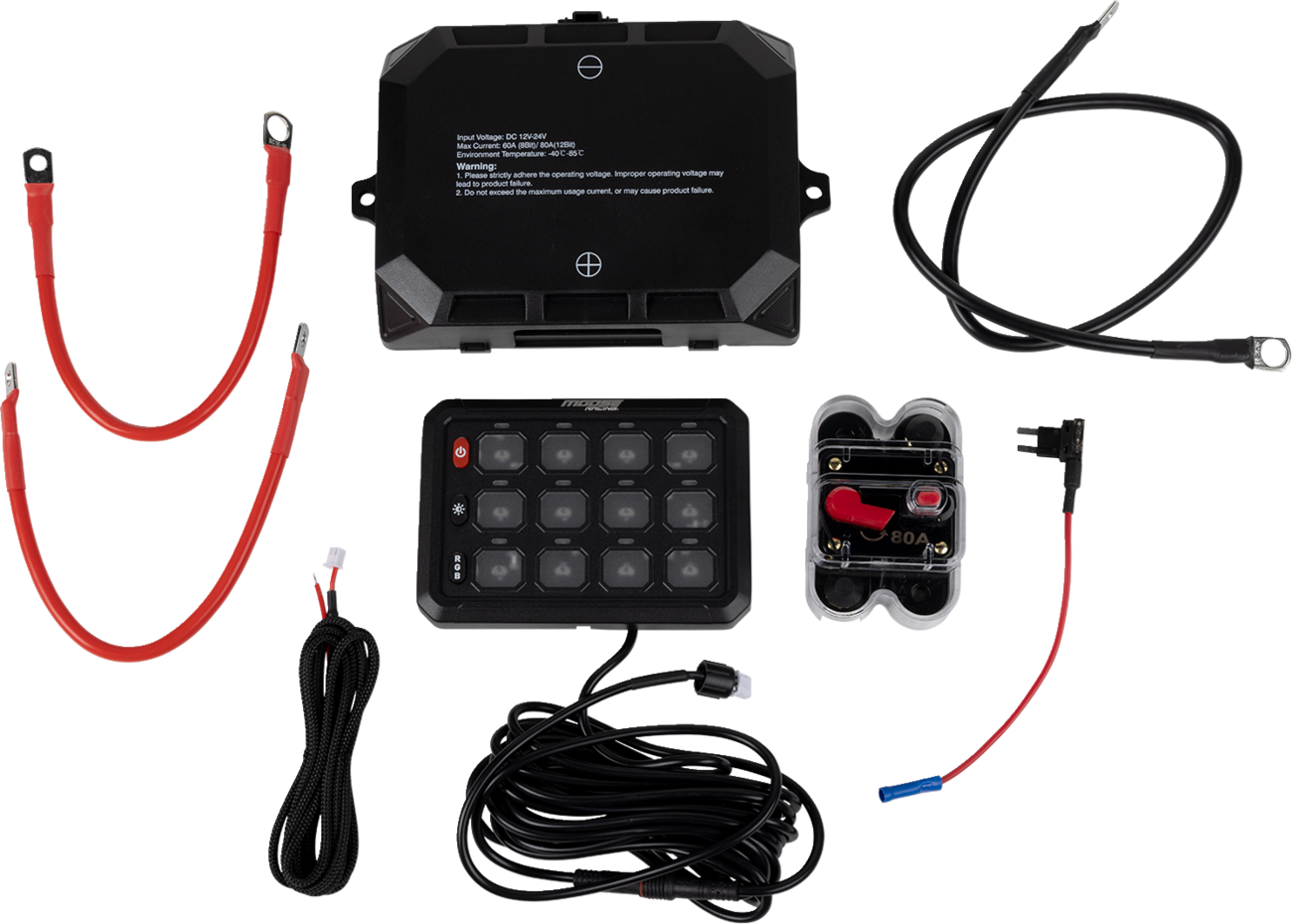 MOOSE OFFROAD Gang Switch Panel - 12 Position 0616-0435