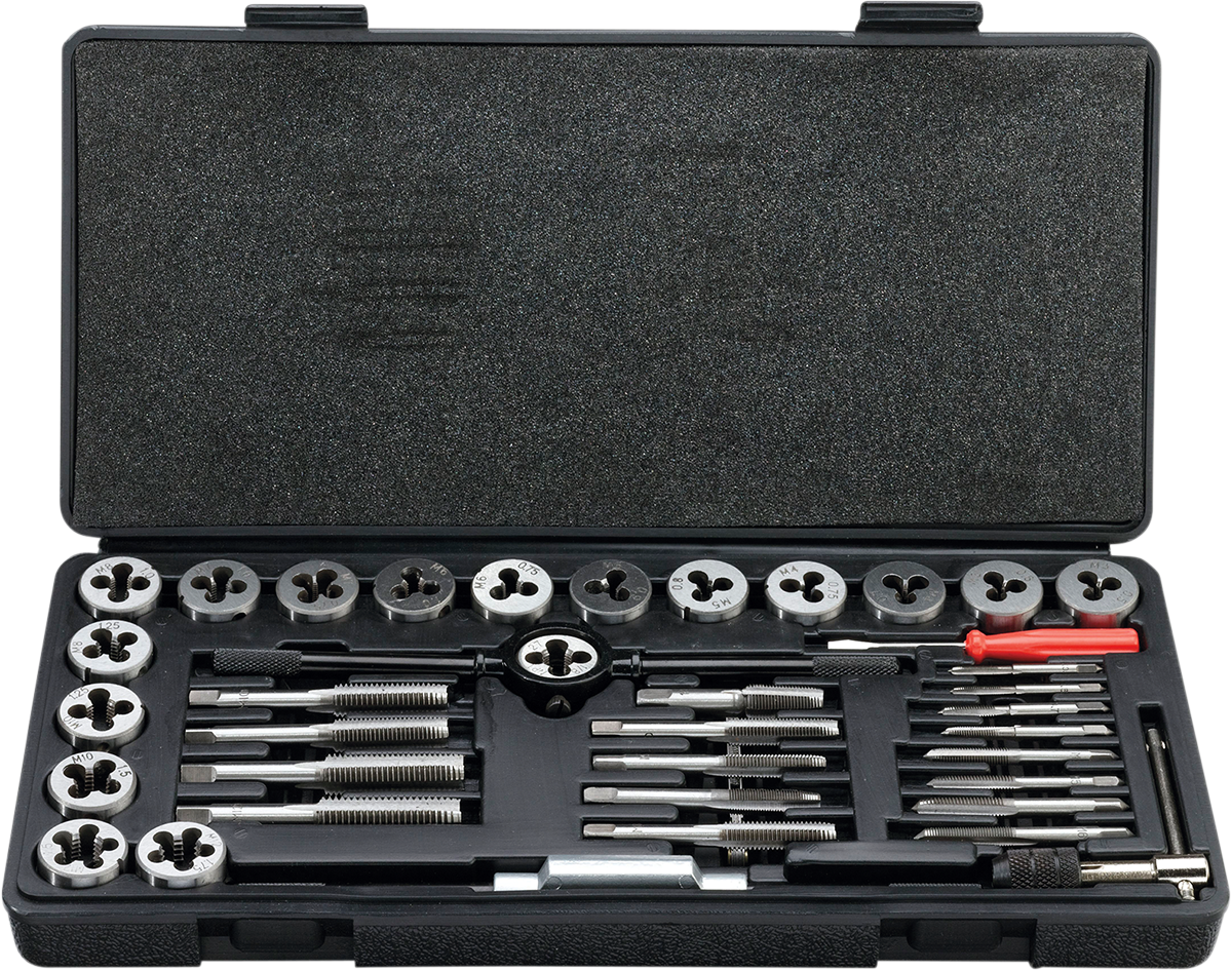 MOOSE OFFROAD Metric Tap and Die Set - Tap and Die / Metric / 40-Piece 3801-0280