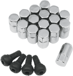 MOOSE OFFROAD Replacement ATV/UTV Wheel Lug Nuts with Valve Stems