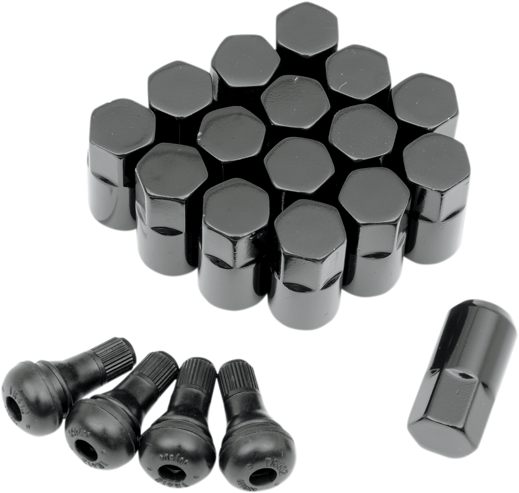 MOOSE OFFROAD Replacement ATV/UTV Wheel Lug Nuts with Valve Stems