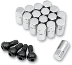 MOOSE OFFROAD Replacement ATV/UTV Wheel Lug Nuts with Valve Stems