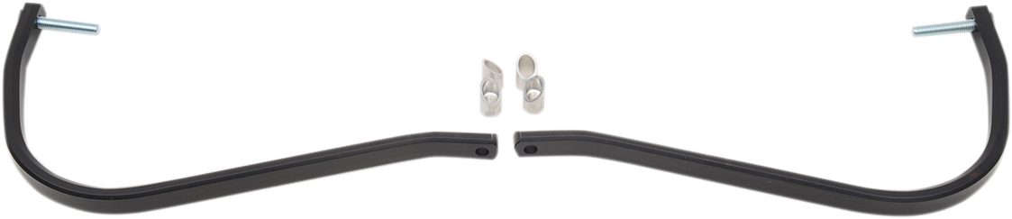 MOOSE OFFROAD Replacement Handguard Bar and Taperlock Set - Aluminum / Black 0635-1022