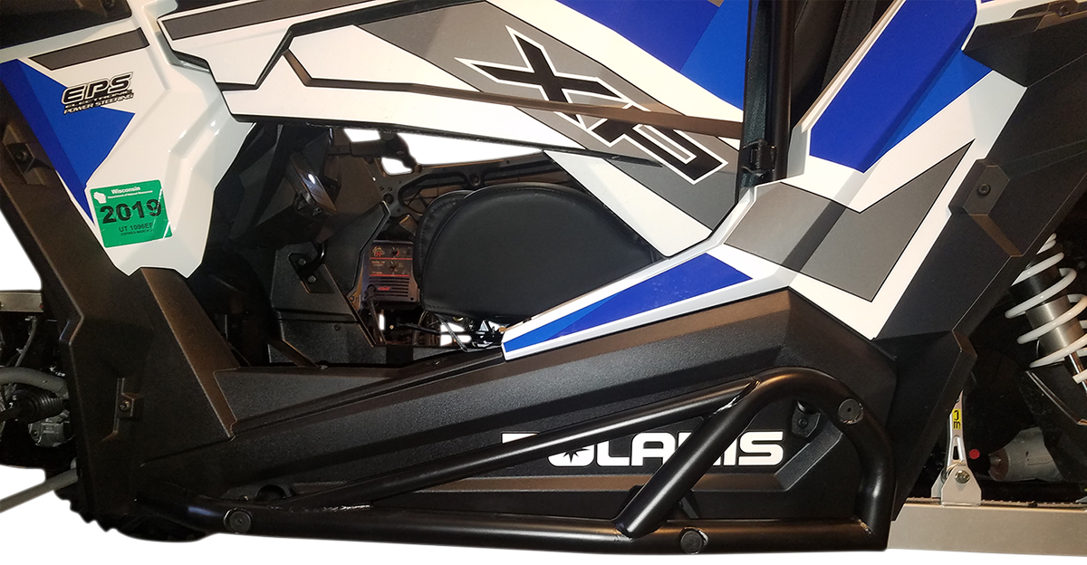 MOOSE OFFROAD RZR Nerf Bars - Nerf Bars / Black / RZR 2-Seater 0530-1424