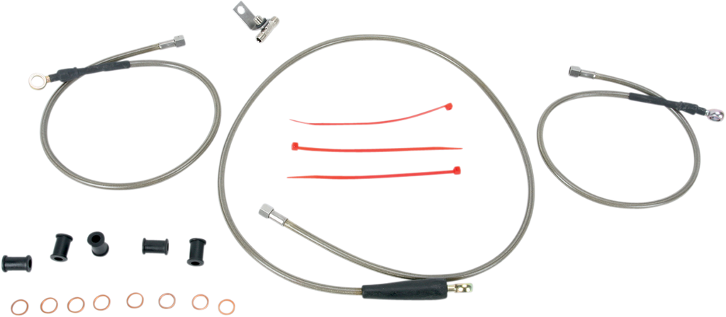MOOSE OFFROAD Stainless Steel Braided Clutch Line - Hydraulic Clutch Line / Husqvarna/KTM MK01-3027